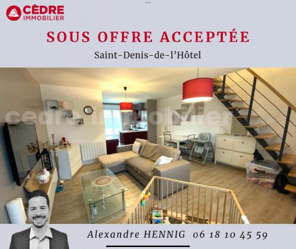 Maison 4 Pièce(s) SAINT-DENIS-DE-L'HOTEL