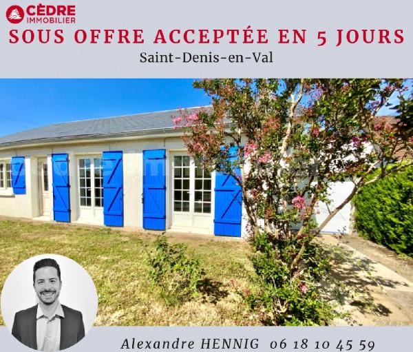 Maison 5 Pièce(s) SAINT-DENIS-EN-VAL